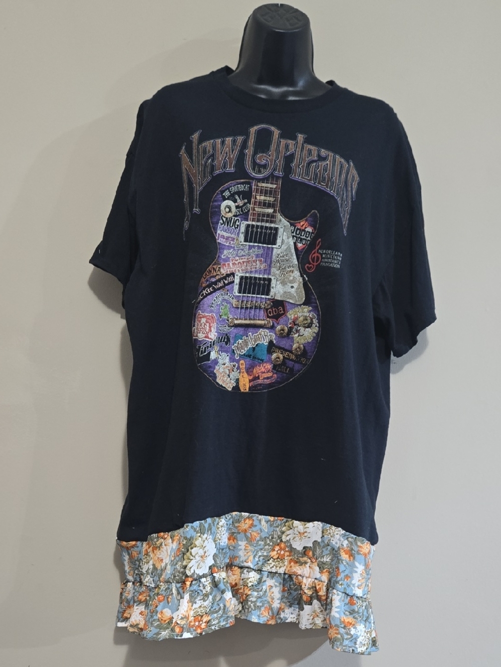 Upcycled T-shirt Dress